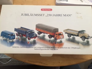 Jubilaumsset 250 Jahra Man, Made In Germany. Plastic Set Of 4 Vehicles. - Picture 1 of 7