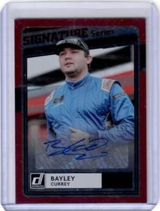 Tarjeta Donruss Bayley Currey Signature Series 2021 roja automática 25/99 - Imagen 1 de 2