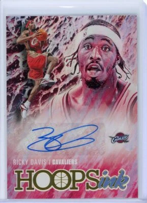 2020-21 Hoops Ricky Davis Hoops Ink Auto Autograph #HI-RDV Cavaliers Cleveland - Image 1 of 2