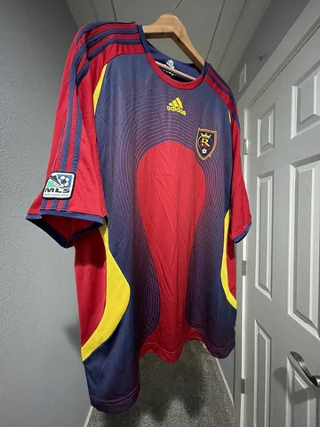Vintage Adidas Real Salt Lake 2006 Shirt/jersey MLS Soccer 2XL Clima Cool RSL Cover