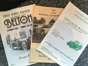 Standard, Leyland Und Rover Rally Fällt, 1981, Offiziell Programme - Picture 1 of 4
