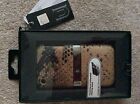 NEW iPHONE 3GS / 3G MOBILE PHONE CASE WITH STAND UNIQUE SAFARI BEIGE SNAKESKIN  