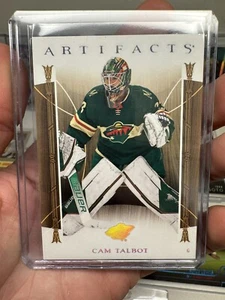 2022-23 Upper Deck Artifacts - Goalies Wood #140 Cam Talbot SP Minnesota Wild - Picture 1 of 2
