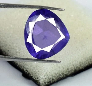 Natürliche Birne 11,95 ct Burma lila Spinell Edelstein zertifiziert B50558 Urlaubsverkauf - Bild 1 von 9