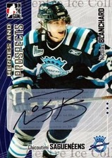 2005-06 ITG Heroes and Prospects Auto #ANBL Nicolas Blanchard