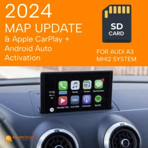 Audi A3/S3/RS3 MMI MHI2 2024 Maps Sat Nav Update + Apple CarPlay/Android Auto SD - Picture 1 of 6