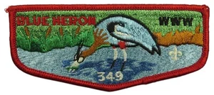 Blue Heron Lodge 349 Tidewater Council VA Flap RED Bdr (NE1178) - Picture 1 of 2