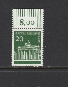 Germany Berlin 1966-70 20pf BRANDENBURG GATE SC 9N252 MNH - Imagen 1 de 1