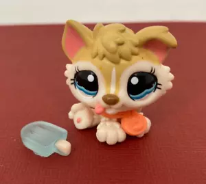❤ Littlest Pet Shop ❤ LPS #1013 -AUTHENTIC Cozy Care Playset -Husky Puppy Figure - Picture 1 of 5