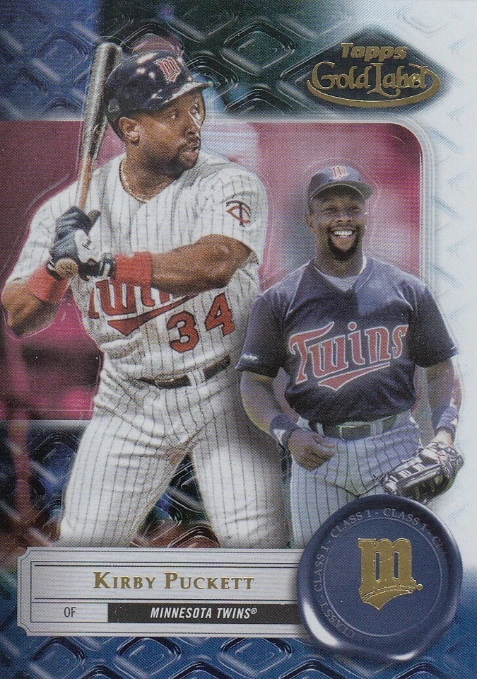 KIRBY PUCKETT TOPPS GOLD LABEL CLASS 1 BASE MINNESOTA TWINS #97 2022 22 - Image 1 of 1