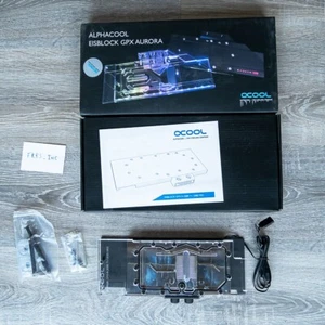 Alphacool - RTX 2080 ti Founders GPU Waterblock + Backplate - Unused / New - Afbeelding 1 van 3