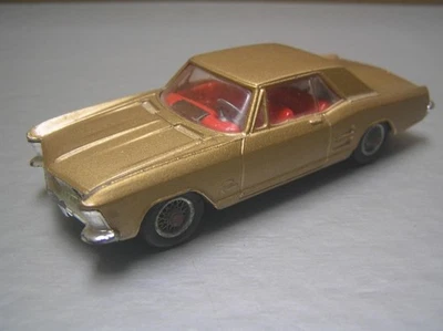 Corgi Toys 245 Buick Riviera gold with wire wheels made in Britain NM Condition - Image 1 of 4