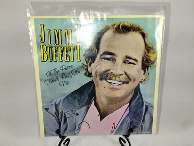 Jimmy Buffett 7" 45 Record & Picture Sleeve If The Phone Doesnt Ring Its Me / Fr Foto 1 de 4