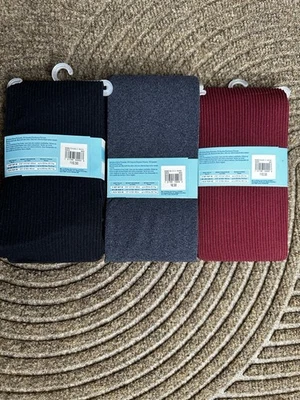 Lot 3 NEW Old Navy Control Top Colored Winter Tights Cottagecore Y2K Clueless - Image 1 of 4