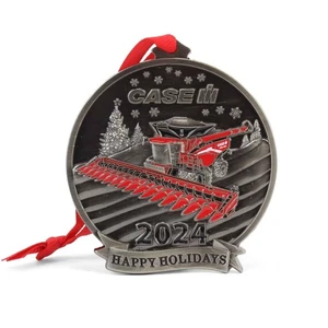 Spec Cast 2024 Case IH AF11 Combine Ornament, #21 in Series ZJD1939 - Picture 1 of 3
