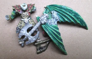 D25C15 LOT BITS DEMON MAJEUR KHORNE WARHAMMER FANTASY BATTLE (INCOMPLET) - Picture 1 of 5