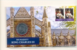 2025 50c PNC - His Majesty " King Charles 111 " - Postmark 2 July 2025 - Imagen 1 de 2