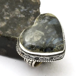 Que Sera Gemstone Ethnic Handmade Antique Design Ring Jewelry US Size-9 AR 34092 - Picture 1 of 1