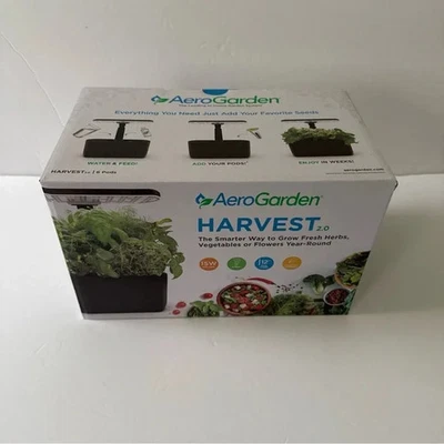 AeroGarden Harvest 2.0, Sistema Hidropónico Jardín Interior con Luces LED de Cultivo Foto 1 de 3