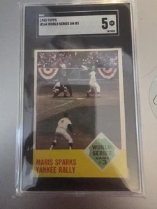 1963 Topps - World Series Roger Maris #144 - Foto 1 di 2
