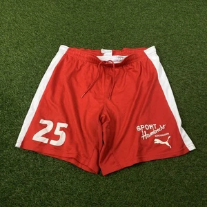 PUMA Sporting Shorts Red DRYCELL Football Mens Medium Size - Picture 1 of 3