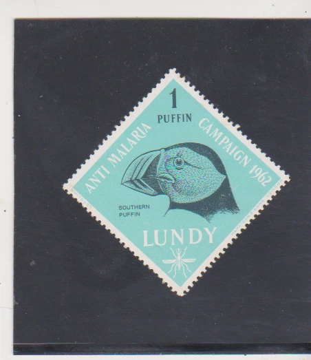 Lundy Island Great Britain UK 1962 1 Puffin Anti Malaria Campaign MNH - Image 1 of 1