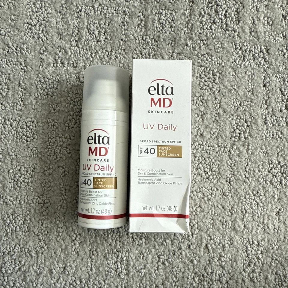 Солнцезащитный крем Elta MD Tinted UV Daily широкого спектра действия SPF 40 1,7 унции/48 г упаковка 2 шт. - Изображение 1 из 1