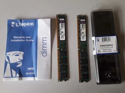 Two 2GB 667Hz Kingston RAM - Image 1 of 3
