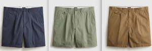 NWT J.Crew $89.50 Men's 7.5" Pleated Chino Short, Olive, Sz 31 - Picture 1 of 8