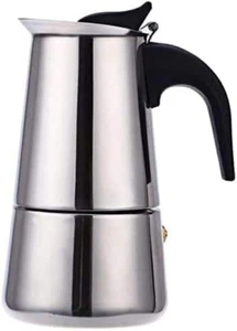Stainless Steel Coffee Pot Mocha Espresso Latte Percolator Stove Coffee Maker Po - Picture 1 of 7