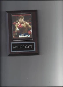 ARTURO GATTI PLAQUE BOXING CHAMPION - Picture 1 of 1