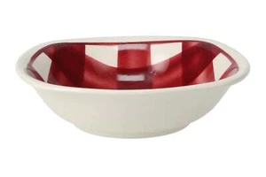 T G Green - Patio Gingham - Red - Soup / Cereal Bowl - 148677Y - Picture 1 of 2