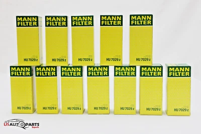JUEGO DE 12 filtros de aceite MANN HU7029Z-Touareg Porsche Cayenne Panamera Audi A4 S4Q5  Foto 1 de 2