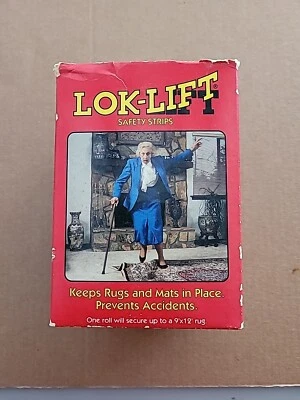 LOK-LIFT Rug Gripper Tape for Area Rugs and Runners, Non-Slip Carpet Tape NEW - Image 1 of 4