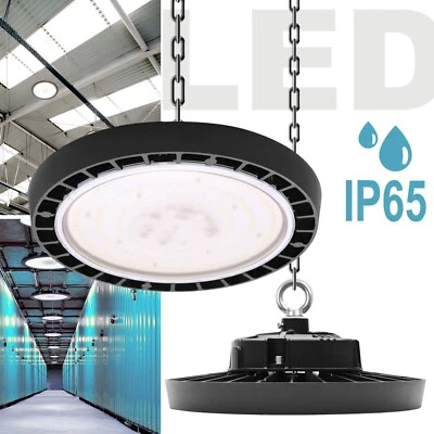 LED Hallenbeleuchtung Industrielampe Ufo Hallenstrahler Hallenleuchte Lager IP65 - Bild 1 von 3