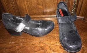 Sanita Black Leather Mary Jane Women’s Shoes EU 39/ US 8 PO1220 - Picture 1 of 7