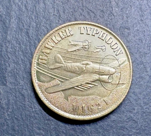 HAWKER TYPHOON MIG 21 CAEN-NORMANDIE MEMORIAL FRENCH CHALLENGE COIN G924 - Picture 1 of 6