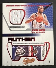 2002-03 Fleer Authentix Basketball #6 Kenyon Martin Jersey Patch Ja-KM2 Ripped