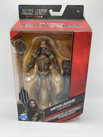 Justice League Movie 6" AQUAMAN FIGURE *NEW* DC Multiverse Steppenwolf BAF 2017 Cover