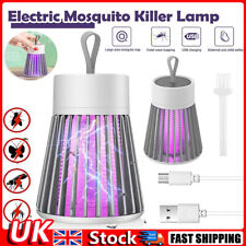 Mosquito Killer Lamp Electric Rechargeable Zapper Bug Fly Insect Trap UV Light