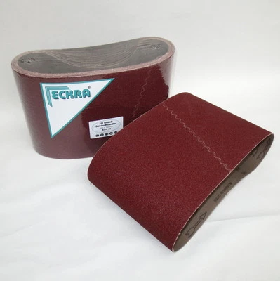 10 ECKRA Schleifbänder 200 x 750mm P100 für Fußbodenschleifmaschine, Maße prüfen
