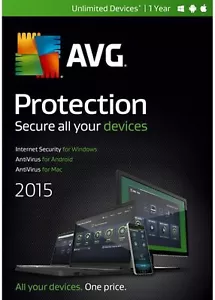 AVG protection 2015 1 year Internet security - Unlimited devices - Picture 1 of 4