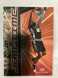 1999-00 Upper Deck MVP Jam Time #JT6 Tim Duncan San Antonio Spurs - Picture 1 of 2