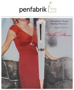 MONTBLANC - Muses Line - Marilyn Monroe Pearl Ballpoint Pen - 117886 - New + Box - Picture 1 of 6