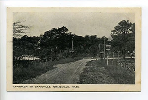 Craigville, Barnstable MA Mass postal antigua camino de tierra, canchas de tenis no listas - Imagen 1 de 3