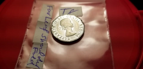 1953 Far Leaf Shoulderfold Mule Error Canada Extremely Rare 5 Cent Coin Idt8 Cover