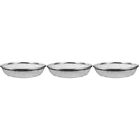  3 PCS Garden Sieve Stainless Steel Sifting Pan Iron Wire Vegetable