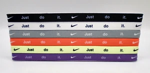 Nike Headbands 6 Pack Adult Assorted 6PK Printed Just Do It - Picture 1 of 4