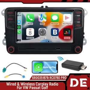 NONAME 7" RCD780 PRO Touch Screen Wireless Carplay RCD360 Für VW Golf Passat CC - Bild 1 von 19