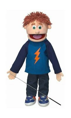 25" Tommy, Peach Boy, Full Body, Ventriloquist Style Puppet - Image 1 of 4
